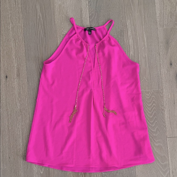 Moa Moa pink dress blouse. Size:L. Gently Used. - Picture 1 of 1